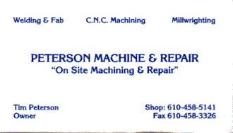 Peterson Machine &amp; Repair